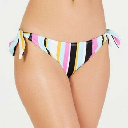 Hula Honey NEW Soul Stripe Side Tie Hipster Bikini Size XSmall