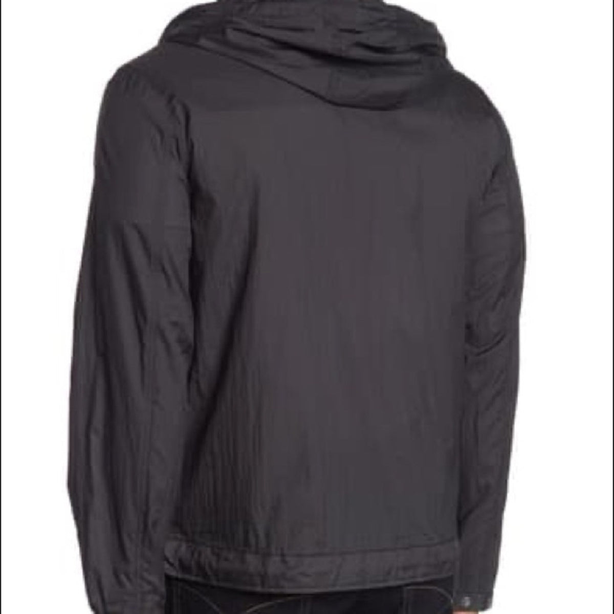 Andrew Marc NEW Parachute Hooded Jacket XXLarge Windbreaker xxl Black Packable