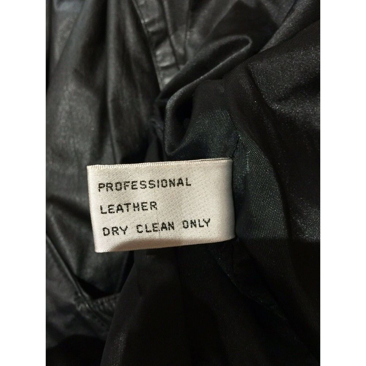 V.S.O.P. COGNAC 100% Large Leather Black Jacket Soft pockets Bolero Cropped Vtg.