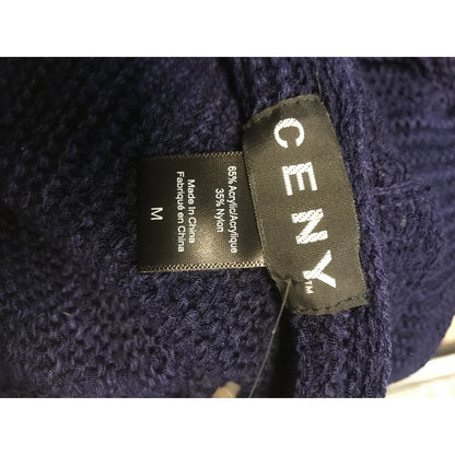 CENY NWT Navy Knitted Open Cardigan Medium