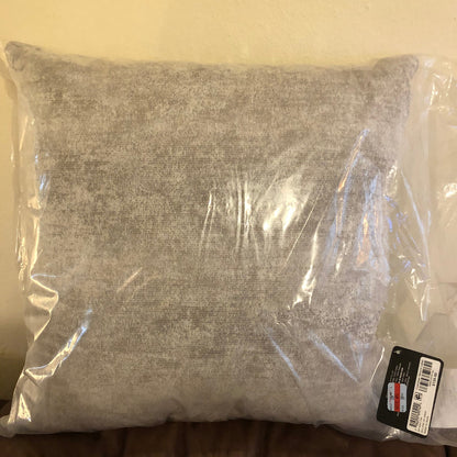 Hotel Collection Eclipse Beaded Texture 20" Square Decorative Pillow NEW gray