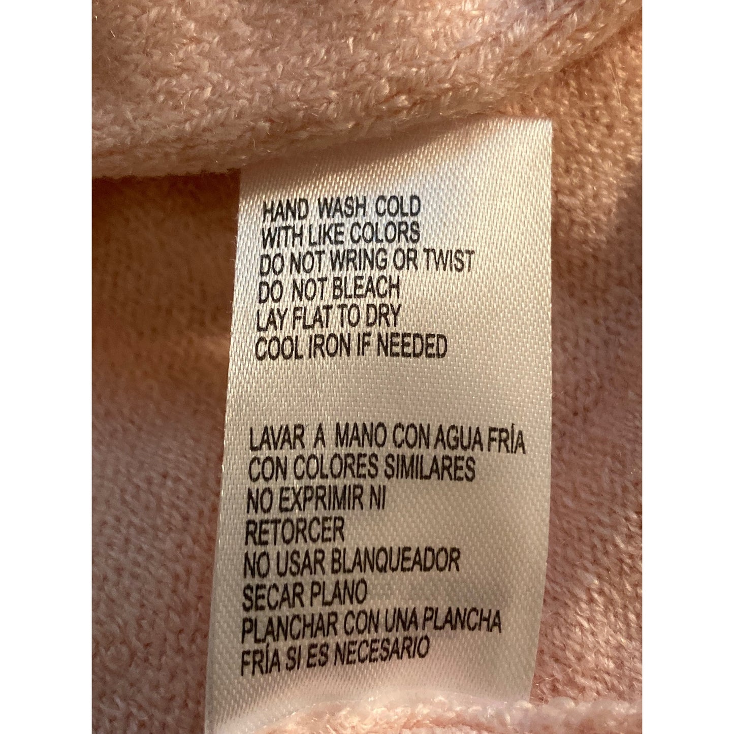 Wit & Wisdom Cable Knit Star Sweater Size Medium in Whisper Pink NWT