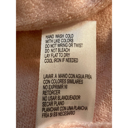 Wit & Wisdom Cable Knit Star Sweater Size Medium in Whisper Pink NWT