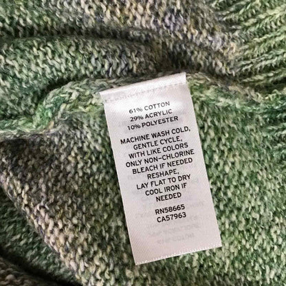Abound Marled Knit Pullover Sweater XS/Extra Small in Teal Cyrus Space Dye NWT