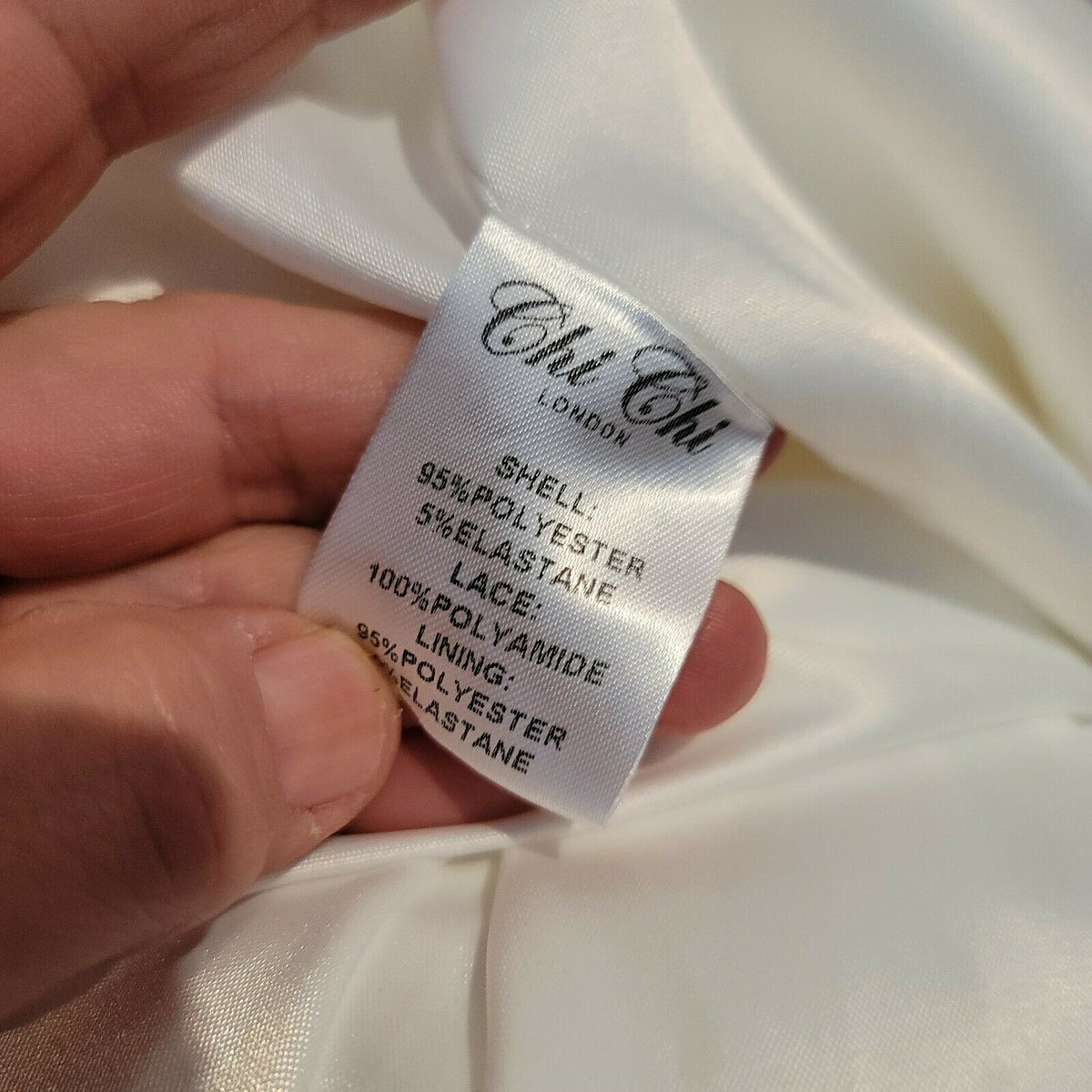 Chi Chi London Draped Neck Sleeveless Nora Gown 8 evening formal wedding Trumpet