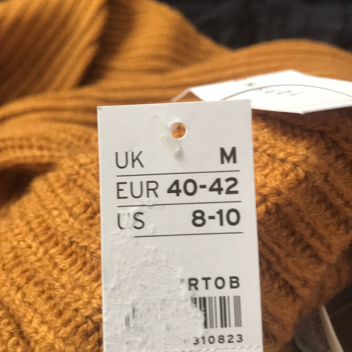 Topshop NEW Roll Neck Ribbed Sweater Size US 8-10