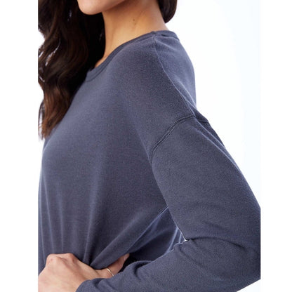 Alternative Size Medium Dark Navy Dropped Shoulder pullover Casual Layering