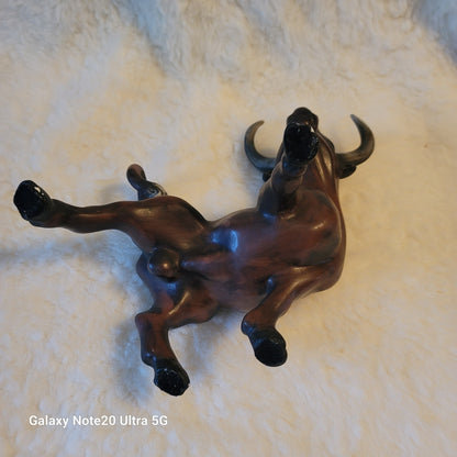 Bull vintage porcelain steer Ceramic Livestock Collectible