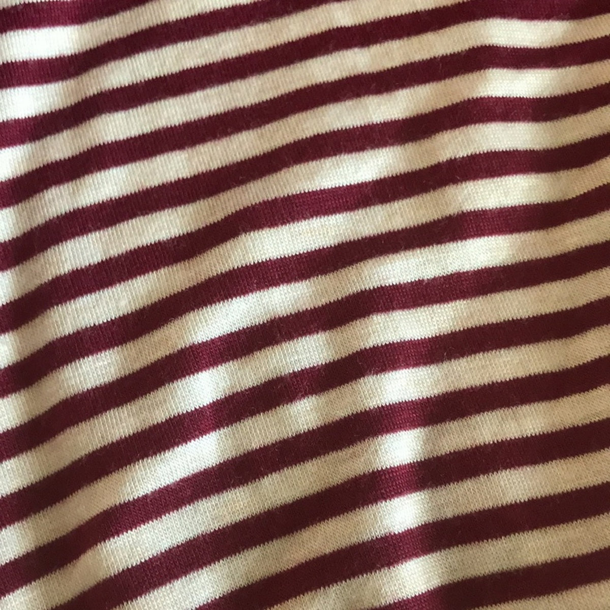Bobeau NEW Red and White Striped Wrap Top XLarge Oversized XL Blouse Faux Wrap