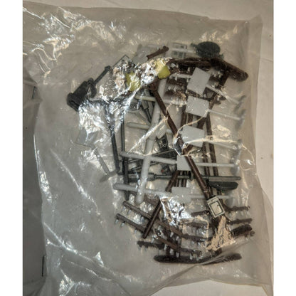 Department 56 HO Model Trains AC DC Motor Set with Miniature Railroad Decorations