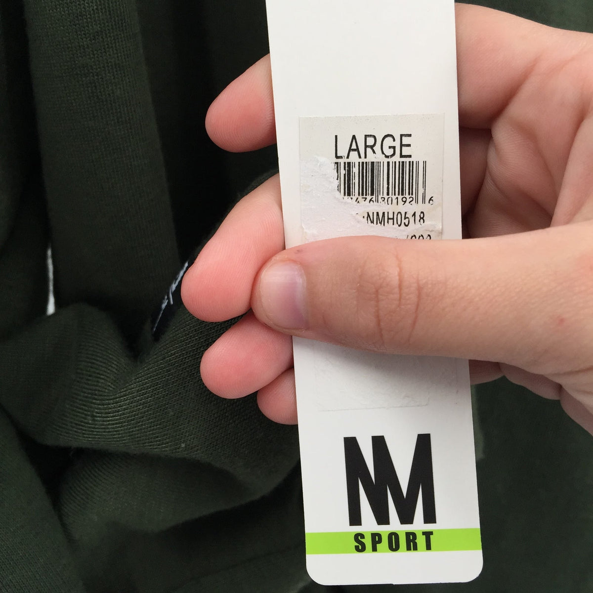 Nicole Miller cSport Zip Up Hoodie Jacket Long Sleeves Green Camo Large NWT