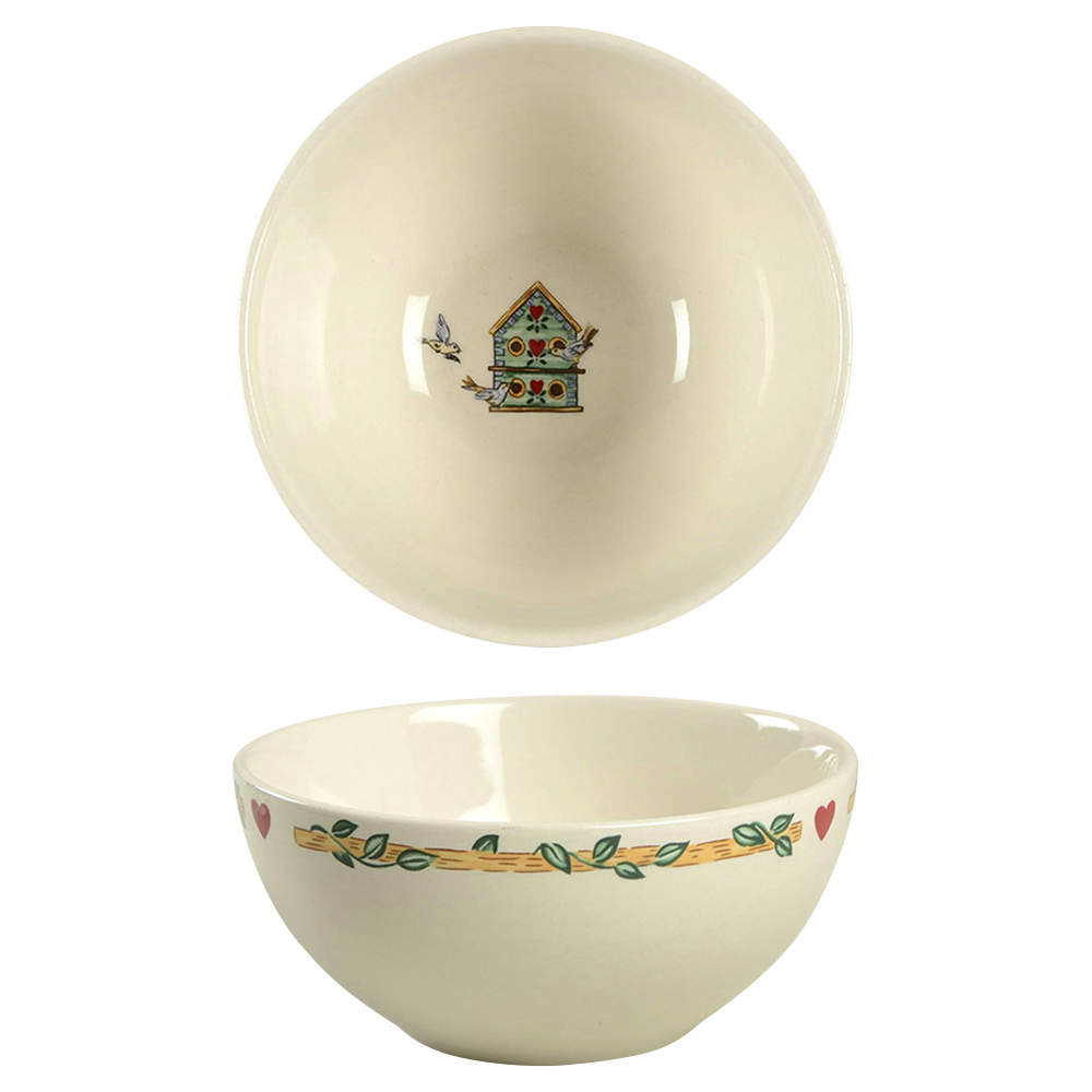 Thompson Pottery Casuals by China Pearl Soup Bowl farmhouse SET of 4