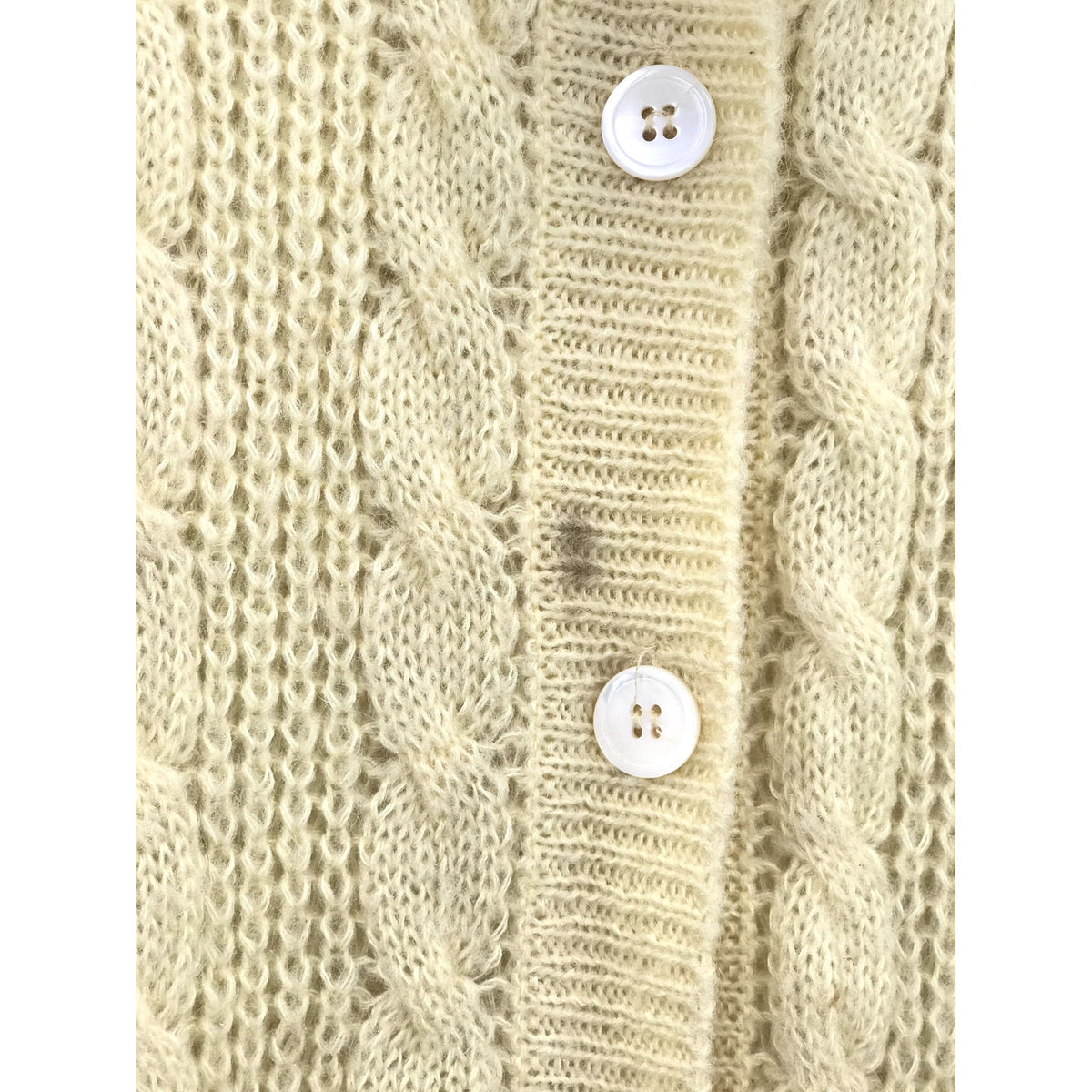 Vintage Adele Joyce Women's Front Buttons Cardigan Sweater Long Sleeves Granny