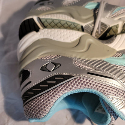 Apex X527W Sneaker Athletic Shoe Boss Runner X-Last Silver/Sea Size 11 Wide
