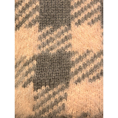 Susina NWT Classic Checkered Pullover Sweater Long Sleeve Crew Neck Size MP