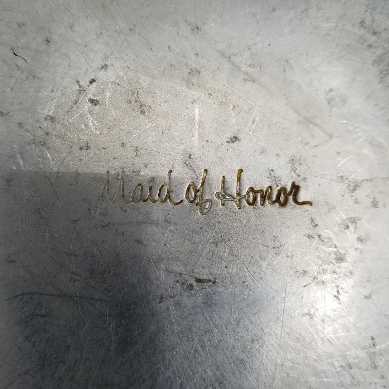 Vintage Maid of Honor silver metal copper top Canister Set Flour Sugar Coffee