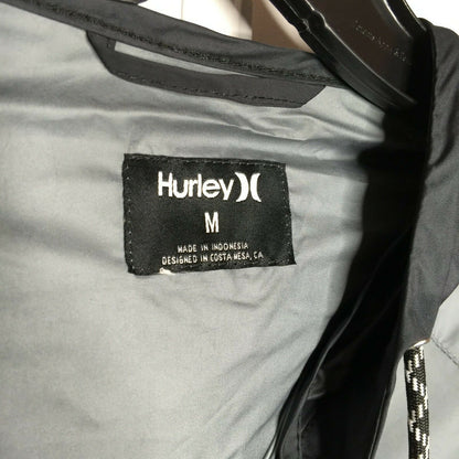 Hurley Pistol River Full-Zip Hooded Jacket Long Sleeves Front Zip Closure Medium