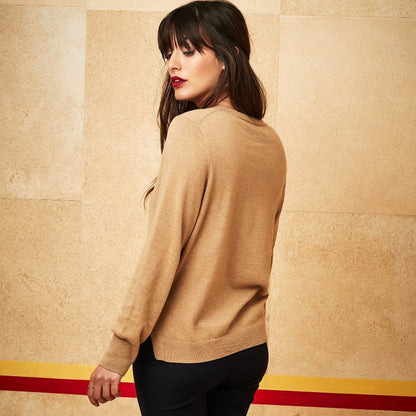 NWT Court and Rowe "Muse" Pullover Sweater Crew Neck Size XXLarge brown