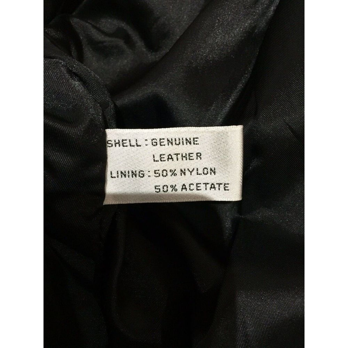 V.S.O.P. COGNAC 100% Large Leather Black Jacket Soft pockets Bolero Cropped Vtg.