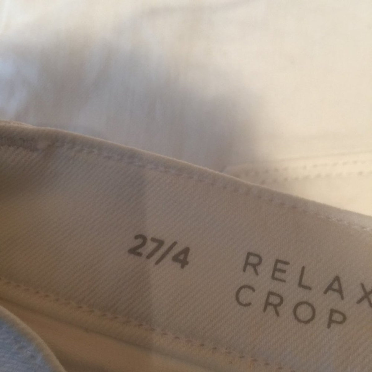 Ann Taylor Loft Relaxed Straight Crop Denim Jeans