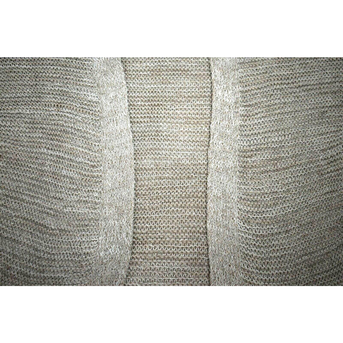 CENY Cardigan Sweater Size Medium Taupe NWT Front Pockets COZY Knit 3/4 Sleeve