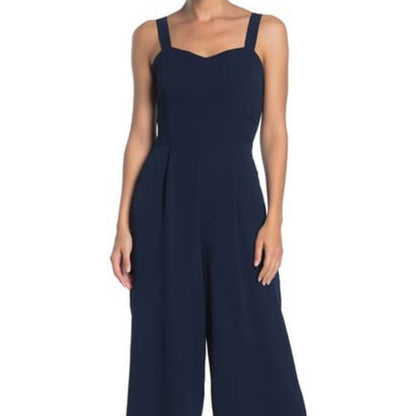 NWT Threads and States Navy Wide Leg Jumpsuit Medium