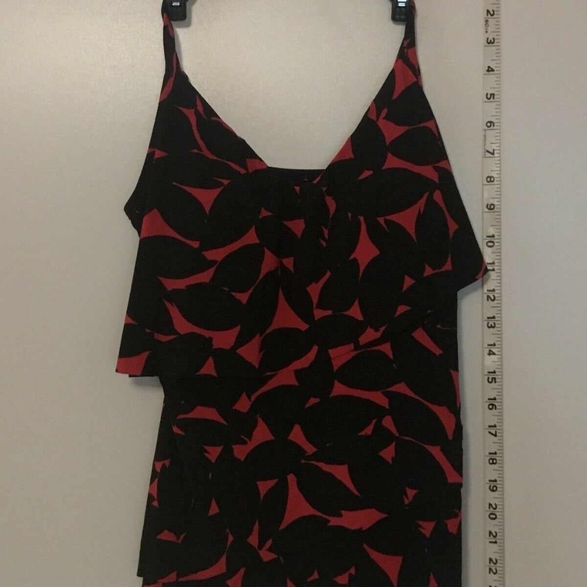 Magicsuit Petal Pusher V Neck Tankini Top Soft Bra Swimwear Swimsuit size 8