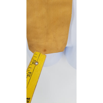 Vintage J Byrons Swiss Silk Mens Neck Tie Gold Yellow SQUARE BOTTOM WIDE