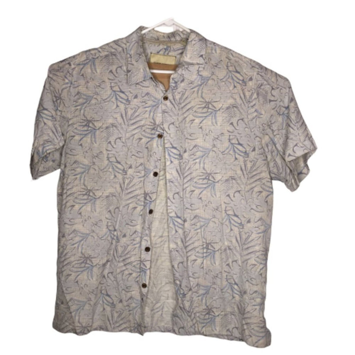 Island Republic Vintage Collection Hawaiian Shirt Short Sleeve 100% Silk Sz XXL