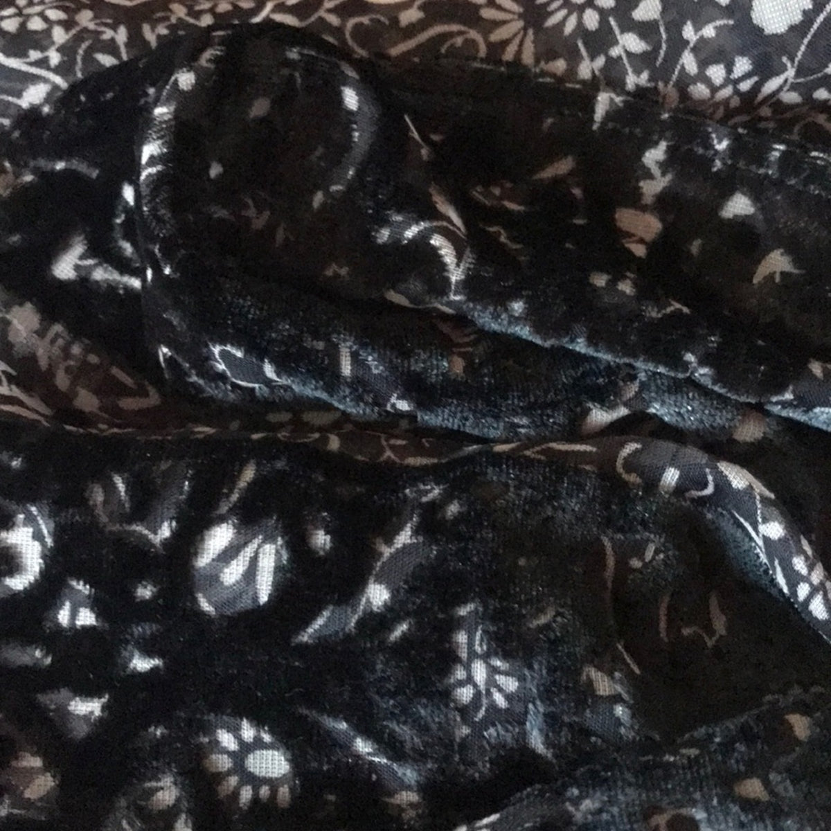 DR2 NEW Black Sheer Velvet Open Kimono Size 1X duster coverup Sheer lace