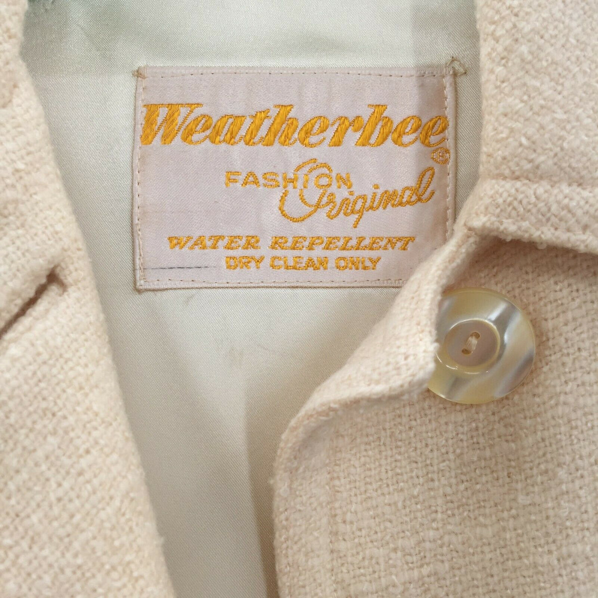Weatherbee Long Sleeve VINTAGE Ms. Maisel Long Jacket Wool Pockets Swing Coat