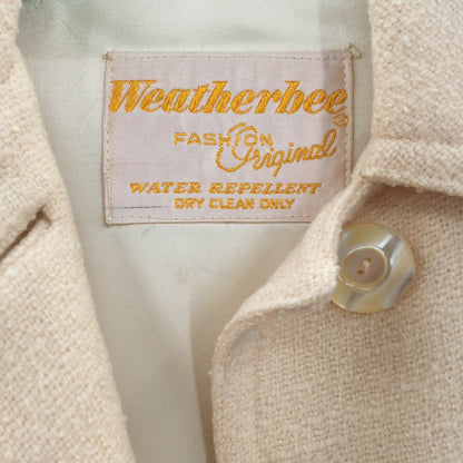 Weatherbee Long Sleeve VINTAGE Ms. Maisel Long Jacket Wool Pockets Swing Coat