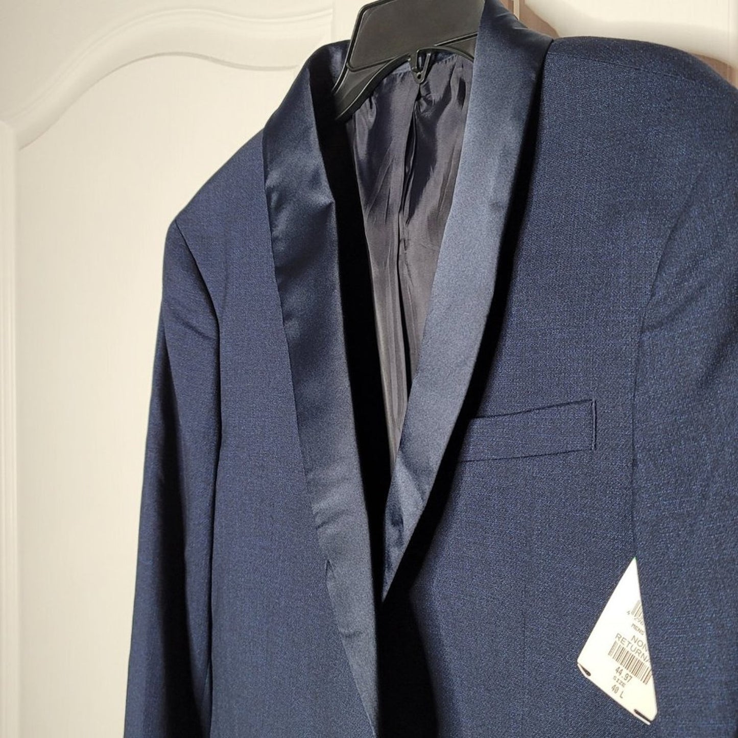 14th Union Blazer One  Button Shiny Lapel Tuxedo Jacket Coat Blazer Size 40L NEW
