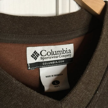 Columbia Sportswear Company Men's Pullover Long Sleeve sweater Brown Large