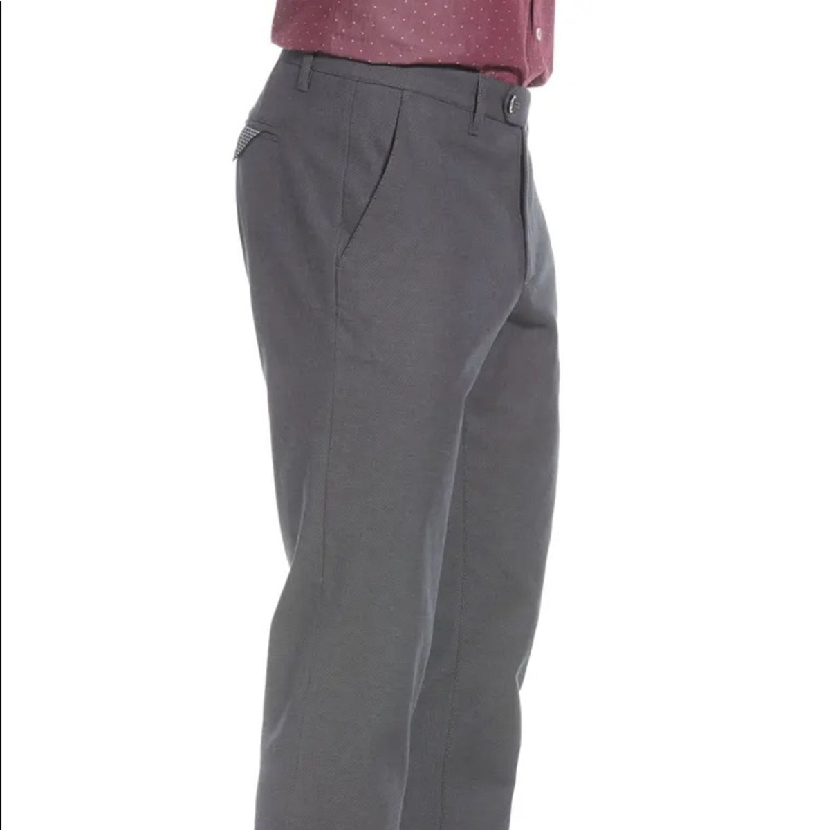 Ted Baker Slim Fit Classic Grey Dress Pants 40R 32" Inseam 40" Waist