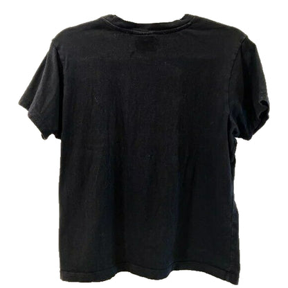 Topshop Kanagawa Wave Graphic Crew Neck Tee Shirt Size 2 US Black NWT XS