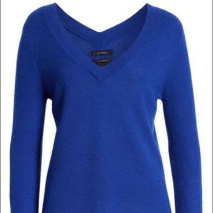 Halogen NEW V Neck Cashmere Sweater Extra Small