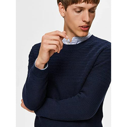 Selected Homme NWT Crew Neck w Noos Sweater Navy Blazer XL