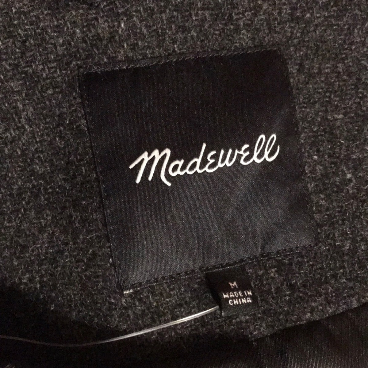 Madewell NWT Vancouver Wool Blend Parka Faux Fur Trim Coat Medium