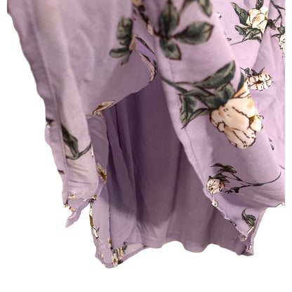 DR2 by Daniel Rainn Smocked 3/4 Sleeve Mini Dress Sz Medium in Lavender NWT