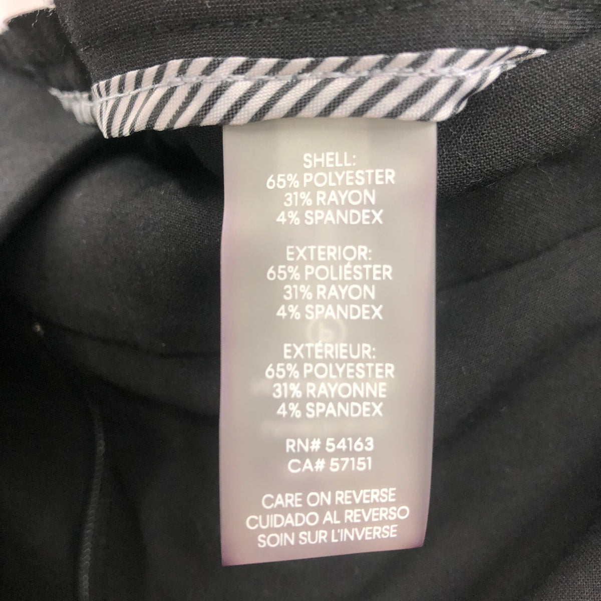 Calvin Klein Women's Slim Fit Cropped Dress Pants High Rise Black Size 22W NEW