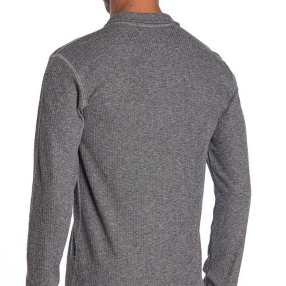 NWT Vintage Drop Needle 1/4 Zip Pullover Gray Sweater Size Small