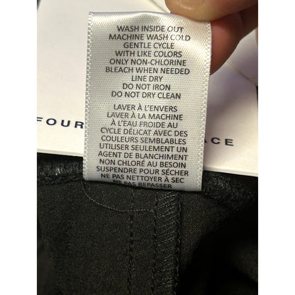 Fourteenth Place NWT Faux Black Leather Legging  Pant High Rise Wide Size 4X