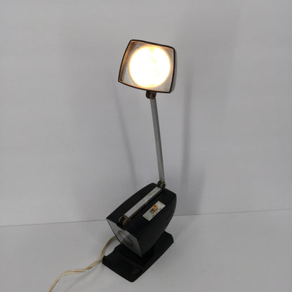 Vintage Mid Century French Industrial Desk Lamp Electrical Gooseneck Lamp