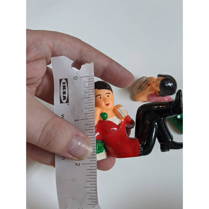 Vintage Wilton Chicago Cake Toppers Phone Call Landline Boy Girl Retro Teen Rare