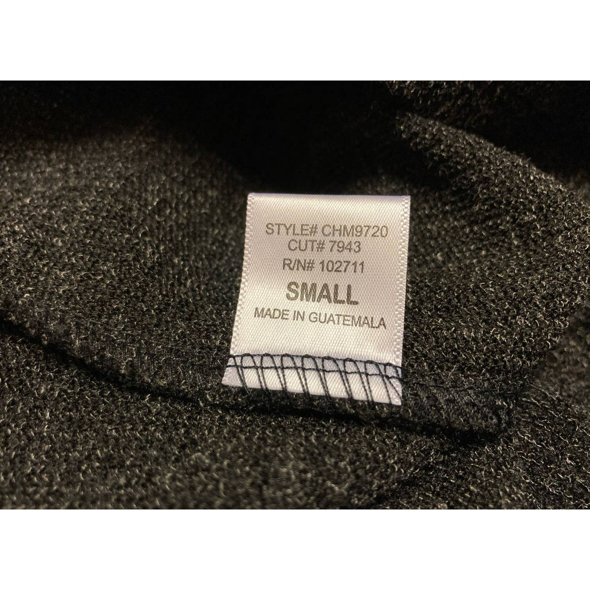 Gibsonlook Sweater Small Dark Gray Melange NEW Henley Crew Stretchy Knit Soft