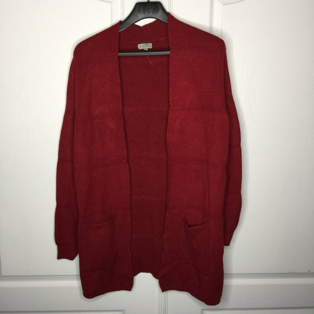 NWOT Joseph A Textured Open Front Cardigan Sweater Size Medium