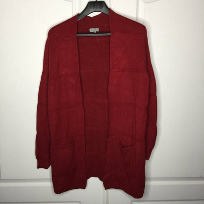 NWOT Joseph A Textured Open Front Cardigan Sweater Size Medium