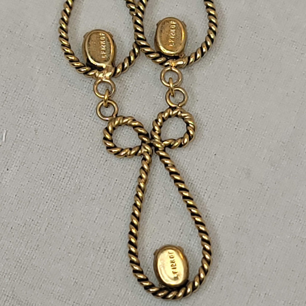 Vintage 1940s1950s Necklace 12Kt GF Gold Filled Opal Pendant