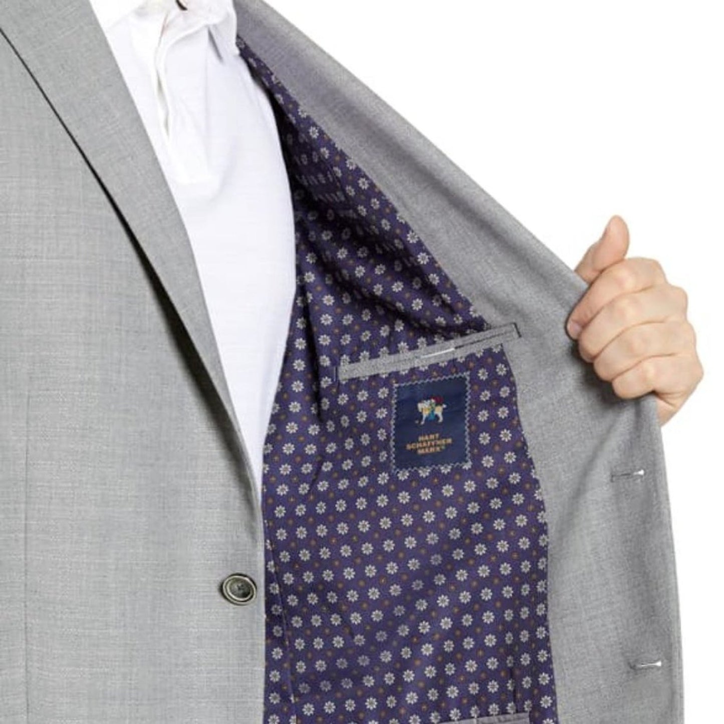 Hart Schaffner Marx Gold Trumpeter Mediumweight 2 pc. Suit Men's  40R